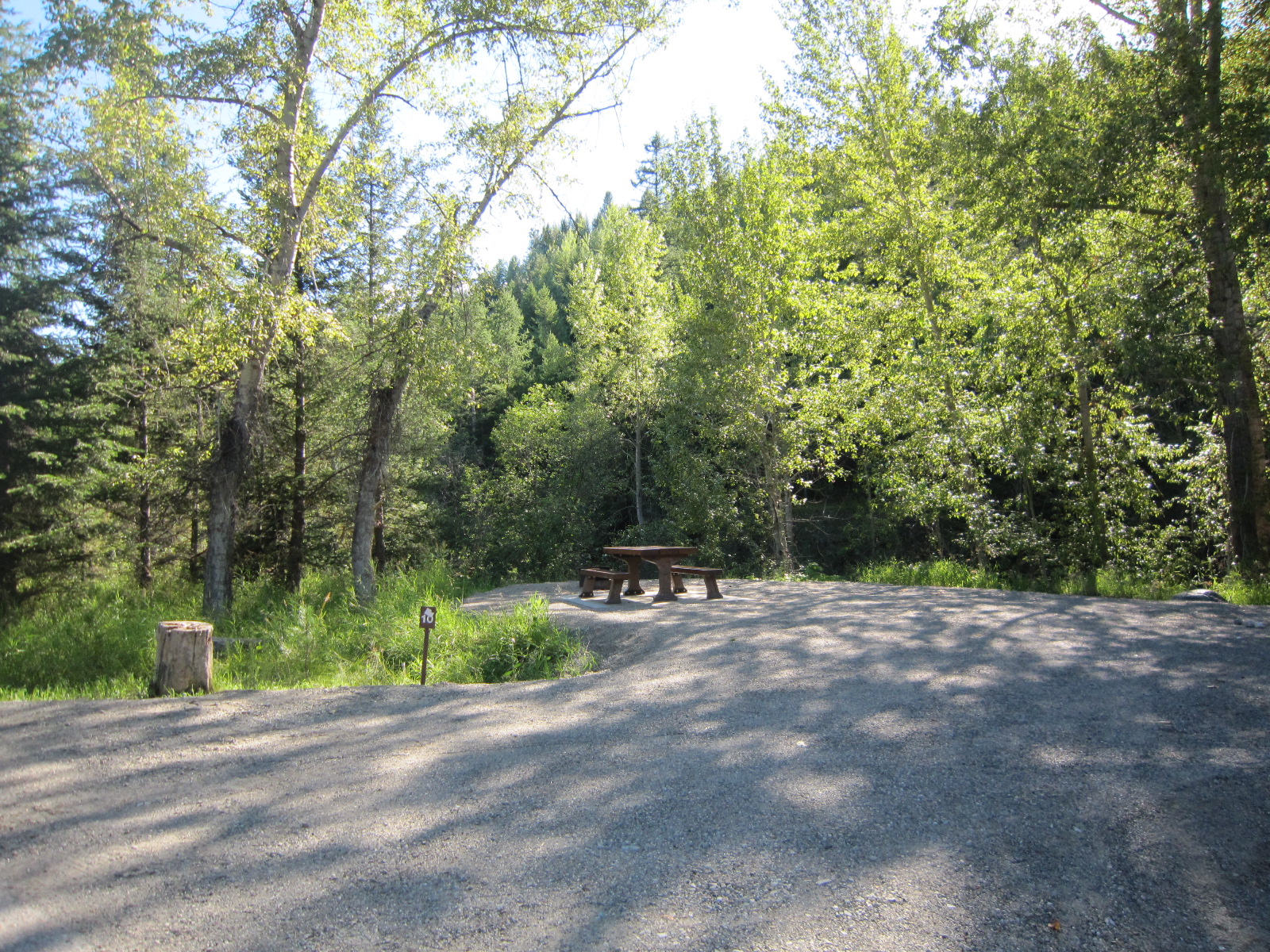 Boundary Creek camping 