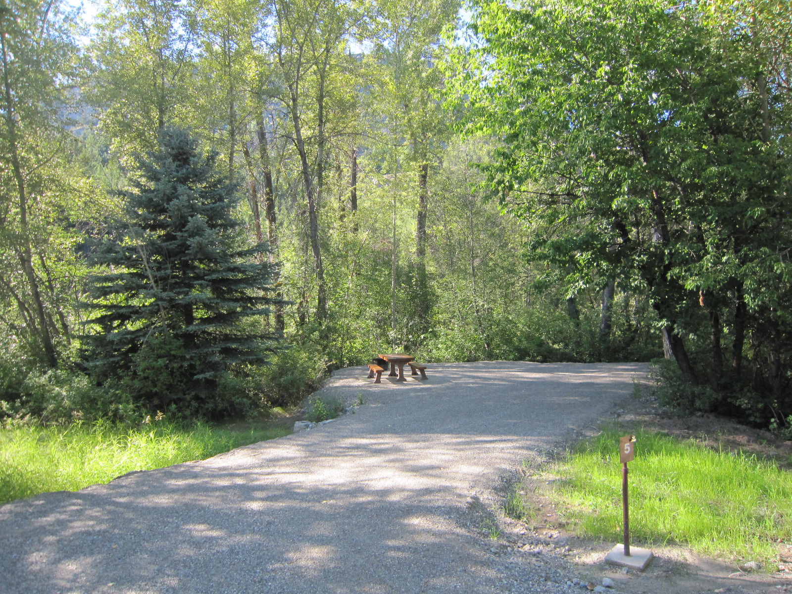 Boundary Creek Provincial Park campground Greenwood