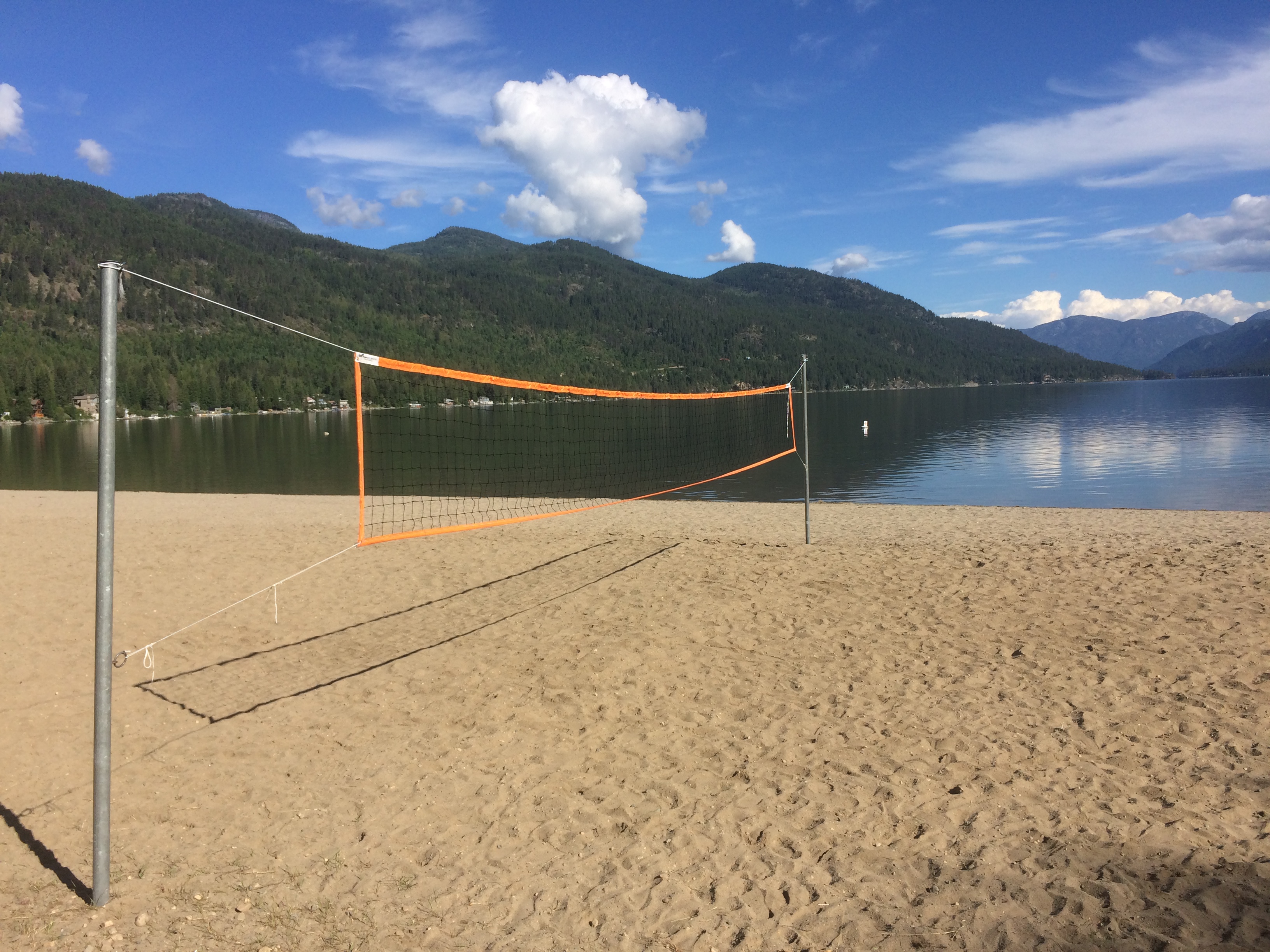 Christina Lake Provincial Park volleyball net