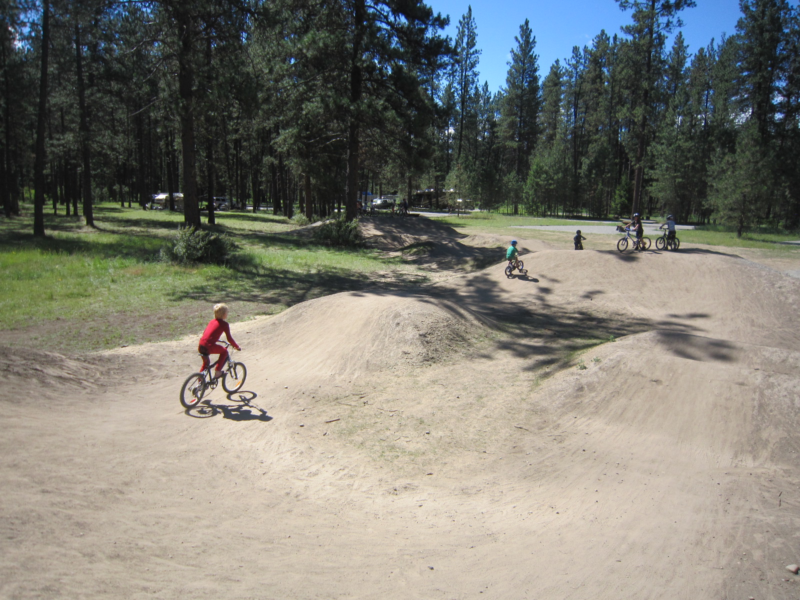 KVR Bike Park playground Kettle River Recreation Area BC PARKS Okanagan campground